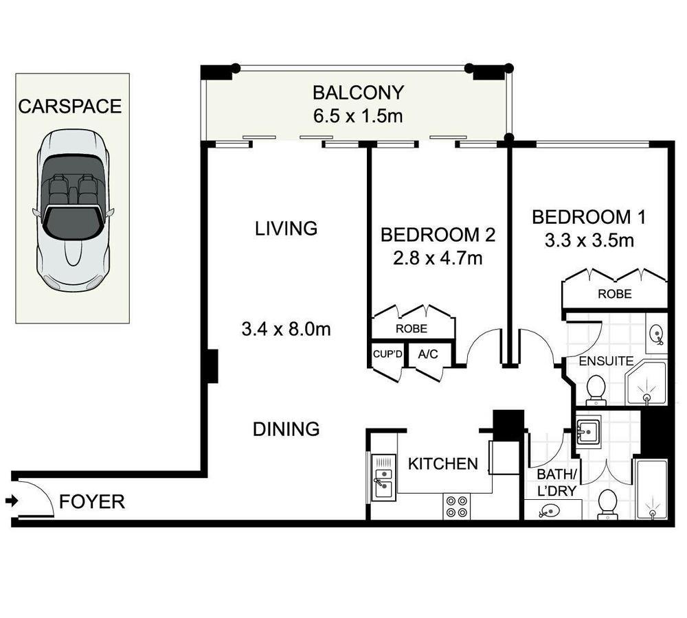 Darling Harbour 2 Bedroom Apartment Сидней Экстерьер фото